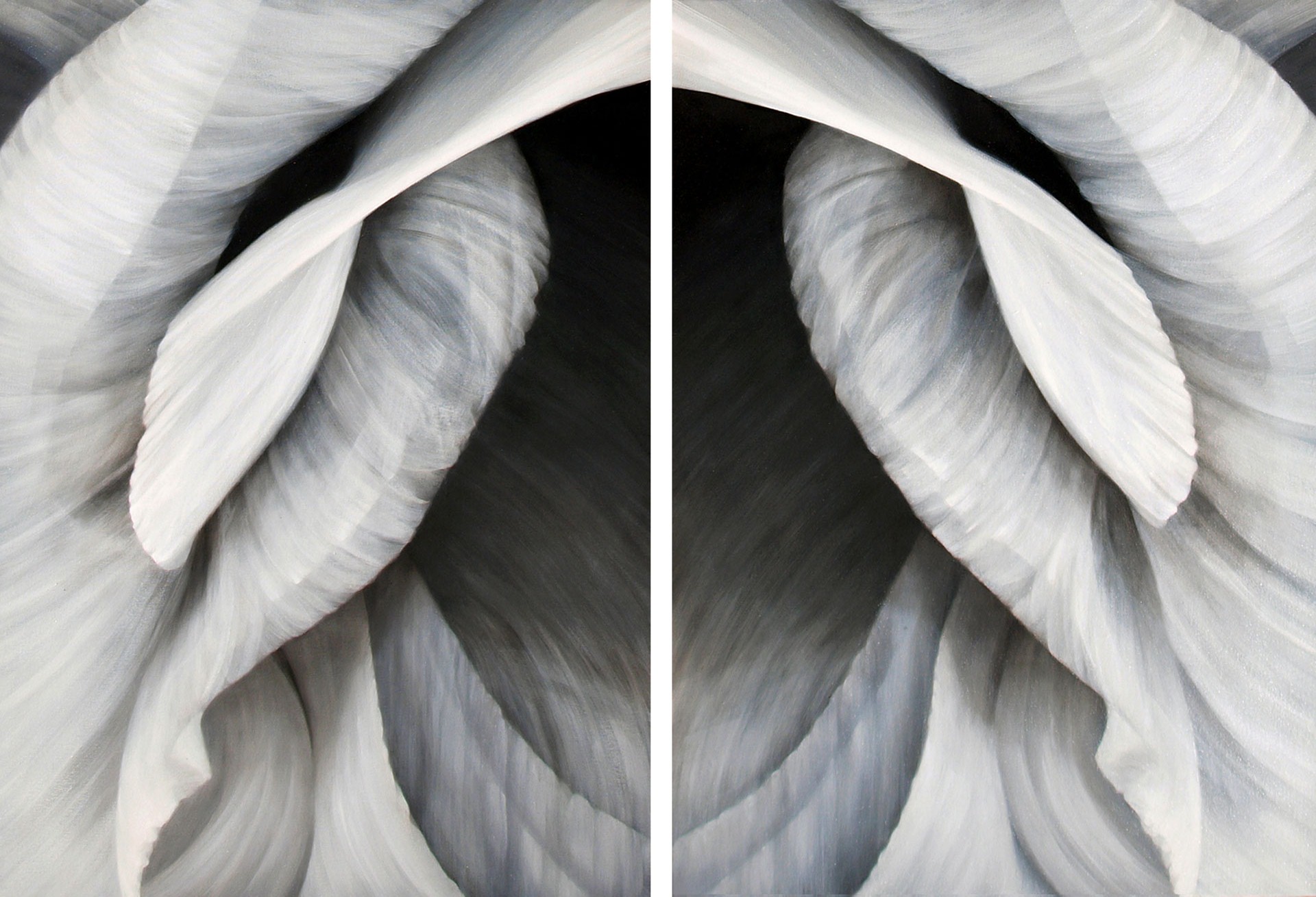UNTITLED NO. 30, diptych,  36 x 50 inches [vertical orientation]